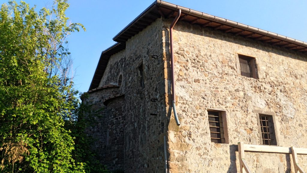 Image 14. Exterior of Santa Maria di Foro Cassio, as seen in 2017. ©2017 Daniela Giosuè