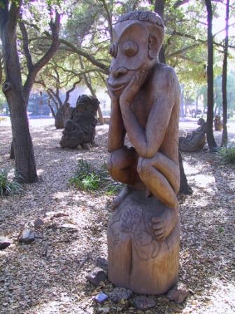 Papua New Guinea Sculpture Garden, Stanford University, CA, USA