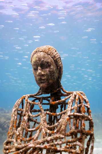 Underwater Sculpture Park, Moilinere Bay, Grenada