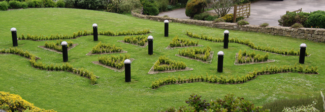 Porthcurno Sculpture Garden, Cornwall, England